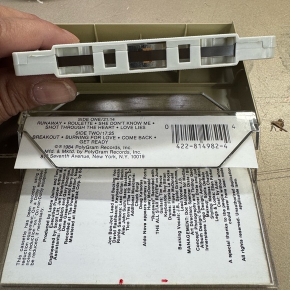 Bon Jovi Cassette Tape - Picture 3 of 4